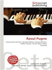 Raoul Pugno,6132396926,9786132396921