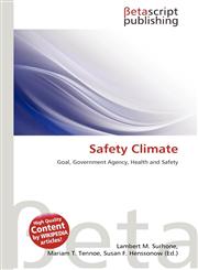 Safety Climate,6131342334,9786131342332