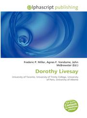 Dorothy Livesay,6134365939,9786134365932