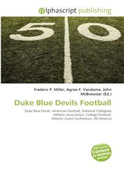 Duke Blue Devils Football,613553520X,9786135535204