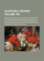 Quarterly review Volume 100,1231124792,9781231124796
