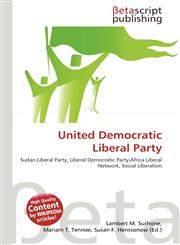 United  Democratic  Liberal  Party,613549452X,9786135494525