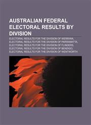Australian federal electoral results by division Electoral results for the Division of Werriwa,1232464325,9781232464327