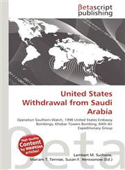United States Withdrawal from Saudi Arabia,6135198270,9786135198270
