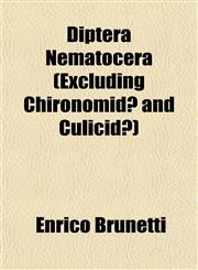 Diptera Nematocera (Excluding Chironomidæ and Culicidæ),1154683672,9781154683677