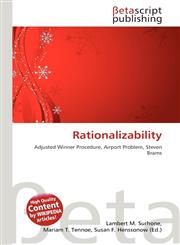 Rationalizability,6135046896,9786135046892