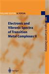 Electronic and Vibronic Spectra of Transition Metal Complexes II,354062922X,9783540629221