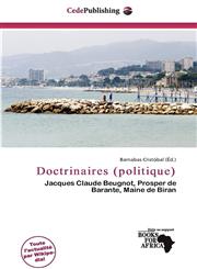 Doctrinaires (politique),6138153324,9786138153320