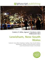 Lewisham, New South Wales,613250754X,9786132507549