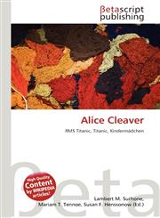 Alice Cleaver,6134440558,9786134440554