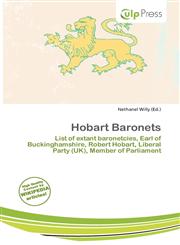 Hobart Baronets,6139551897,9786139551897