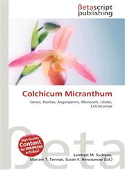 Colchicum Micranthum,613485123X,9786134851237