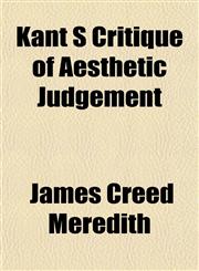 Kant S Critique of Aesthetic Judgement,1152987038,9781152987036