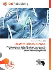 DeWitt Bristol Brace,6137459810,9786137459812