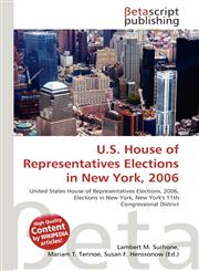 U.S. House of Representatives Elections in New York, 2006,6135174371,9786135174373