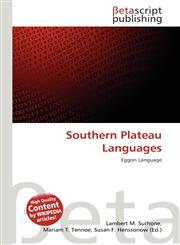 Southern Plateau Languages,6135345443,9786135345445
