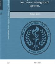 Interactivity Centered Usability Evaluation (ICUE) for course management systems.,1244628050,9781244628052