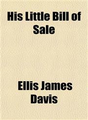 His Little Bill of Sale,1152290673,9781152290679