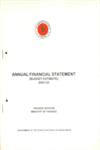 Annual Financial Statement : Budget Estimate - 2001-02 Ministry of Finance, Finance Division, Government of the People's Republic of Bangladesh