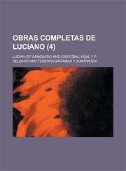 Obras Completas de Luciano (4 ),115149058X,9781151490582