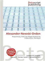Alexander-Newski-Orden,6133690895,9786133690899