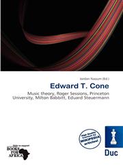 Edward T. Cone,6138085760,9786138085768