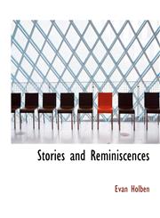 Stories and Reminiscences,1140001264,9781140001263