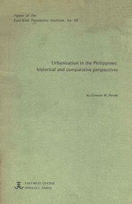 Urbanization in the Philippines Historical and Comparative Perspectives