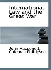 International Law and the Great War,1117644804,9781117644806
