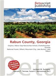 Rabun County, Georgia,6130462832,9786130462833