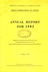 Bureau International De L'Heure : Annual Report for 1982