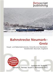 Bahnstrecke Neumark-Greiz,6135097695,9786135097696