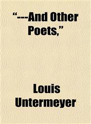 "---And Other Poets,",1151385468,9781151385468