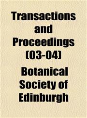 Transactions and Proceedings (03-04),115326532X,9781153265324