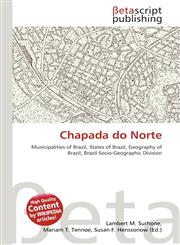 Chapada do Norte,613765513X,9786137655139