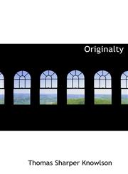 Originalty,1116125080,9781116125085