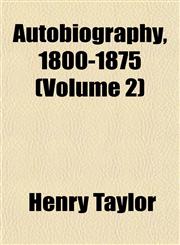 Autobiography, 1800-1875 (Volume 2),1152626485,9781152626485