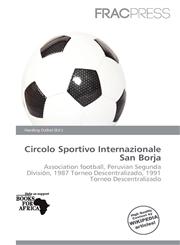 Circolo Sportivo Internazionale San Borja,6200403767,9786200403766