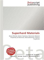 Superhard Materials,6131061955,9786131061950