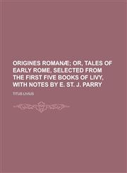 Origines romanæ,1230193596,9781230193595