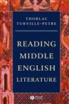 Reading Middle English Literature,0631231722,9780631231721