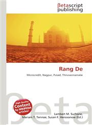 Rang De,6134736139,9786134736138