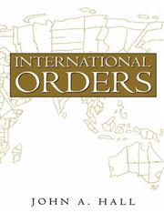 International Orders Essays, Interpretations and Rejoinders,0745617700,9780745617701