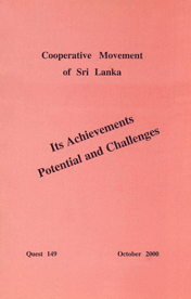 Cooperative Movement of Sri Lanka Its Achievements Potential and Challenges