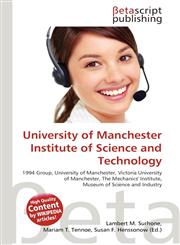 University of Manchester Institute of Science and Technology,6134567167,9786134567169