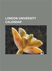 London university calendar,1130710823,9781130710823