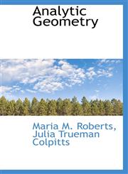 Analytic Geometry,1103699237,9781103699230