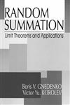 Random Summation Limit Theorems and Applications,0849328756,9780849328756