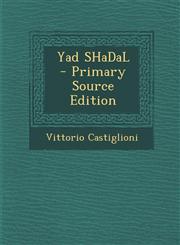 Yad Shadal - Primary Source Edition,1295337398,9781295337392