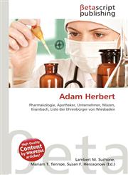 Adam Herbert,6131162972,9786131162978